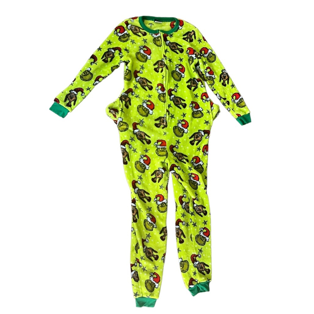 Dr. Seuss Grinch fluffy romper size size Medium
